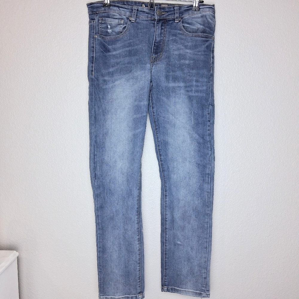 Original Sitches & Rivets Womens Medoum Wash Jeans Size 30 Slim Fit
